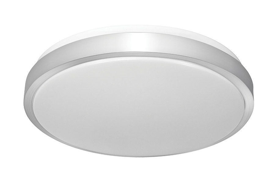 SK21XL25RDYN Skeet XL Round Retrofit Fixture With Decorative Ring, 25 W Fixture, 120/208/240/277 V AC, White Housing