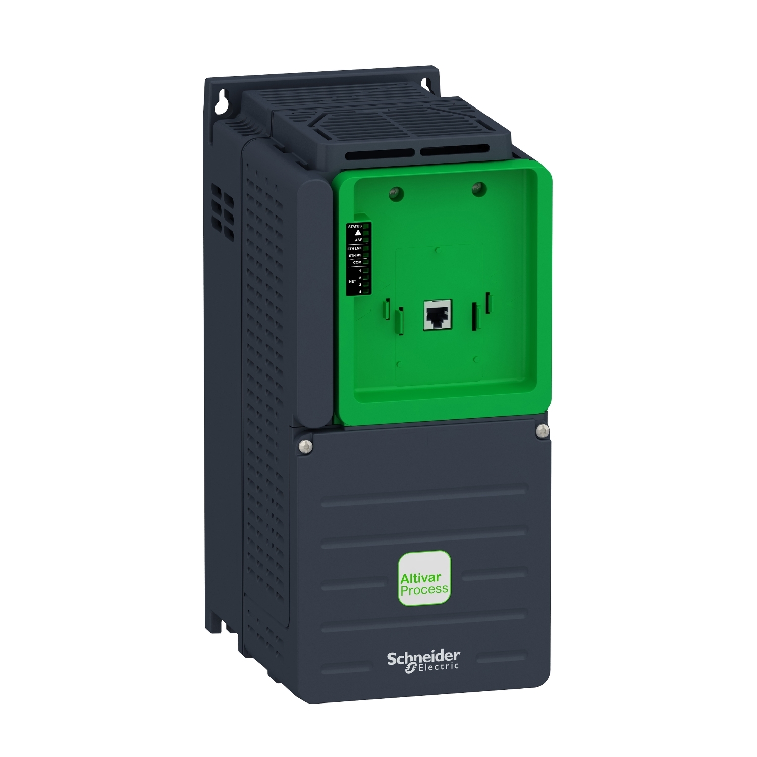ATV630D11N4ZU ATV600 3-Phase Standard Variable Speed Drive, 380 to 480 V, 19.8, 17, 14.1, 12.5 A, 15 hp Normal Duty, 10 hp Heavy Duty, 6.10 in W x 8.85 in D
