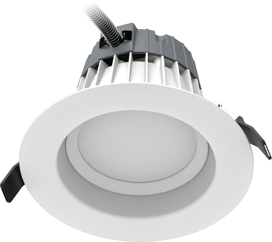 C6R14/189FAUNVW Field Adjustable Round Recessed Downlight, 17.2 W Fixture, 6 in Ceiling Opening, 120 to 277 V AC, Die Cast Aluminum Housing