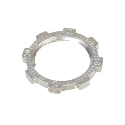LN-205 Steel City Conduit Locknut, 1-1/2 in, For Use With Rigid/IMC Conduits, Die Cast Zinc