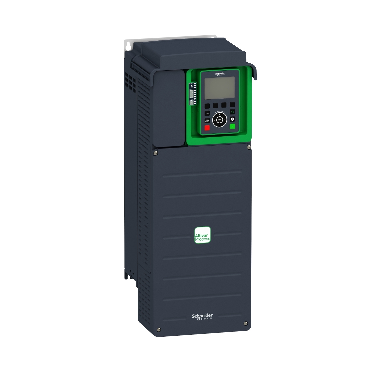 ATV930U75M3 Altivar 3-Phase Variable Speed Drive With Braking Unit, 200/240 V, 25.4 A Heavy Duty/32.7 A Normal Duty, 10 hp, 211 mm W x 235 mm D