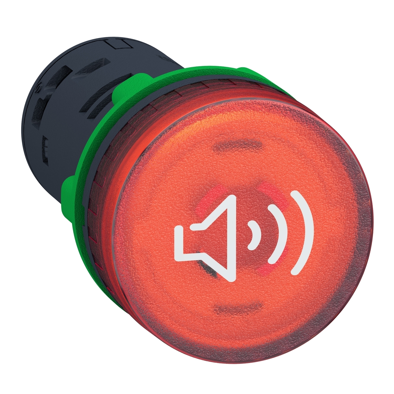 XB5KS2B4 Harmony XB5 Annunciator Continuous/Intermittent Tone Illuminated Buzzer, 24 V AC/DC, <=58 mA, 2 Tones, 90 dB at 6.8 kHz Sound, Red