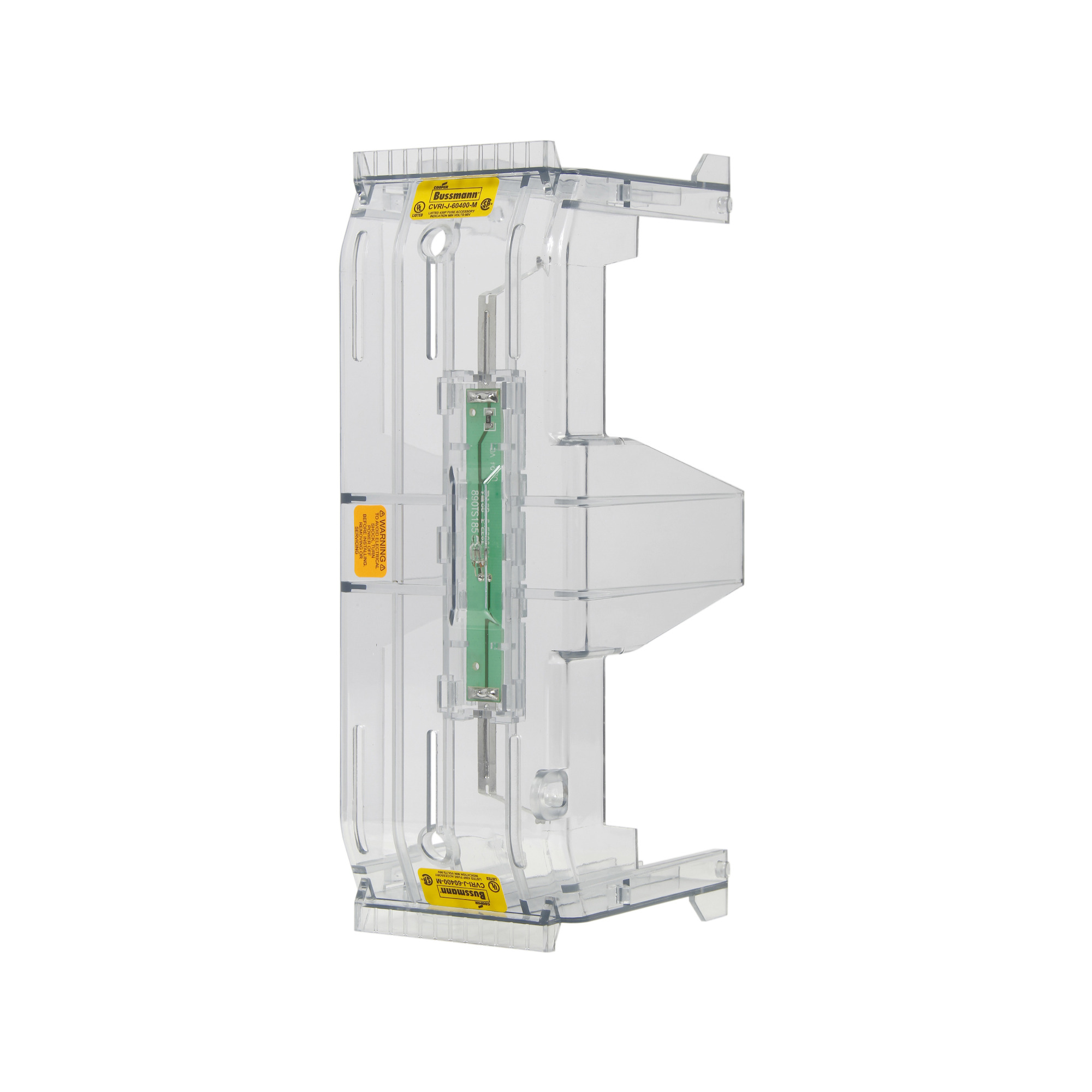 CVRI-J-60400-M Indicating Fuse Block Cover, 400 A, 600 V AC, For Use With Class J Modular Fuse Block, Thermoplastic
