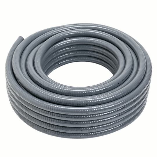 15007-100 Carlon LFNC-B Non-Metallic Liquid Tight Conduit, 3/4 in Trade, 15.8 mm ID x 21.3 mm OD, 100 ft L, PVC