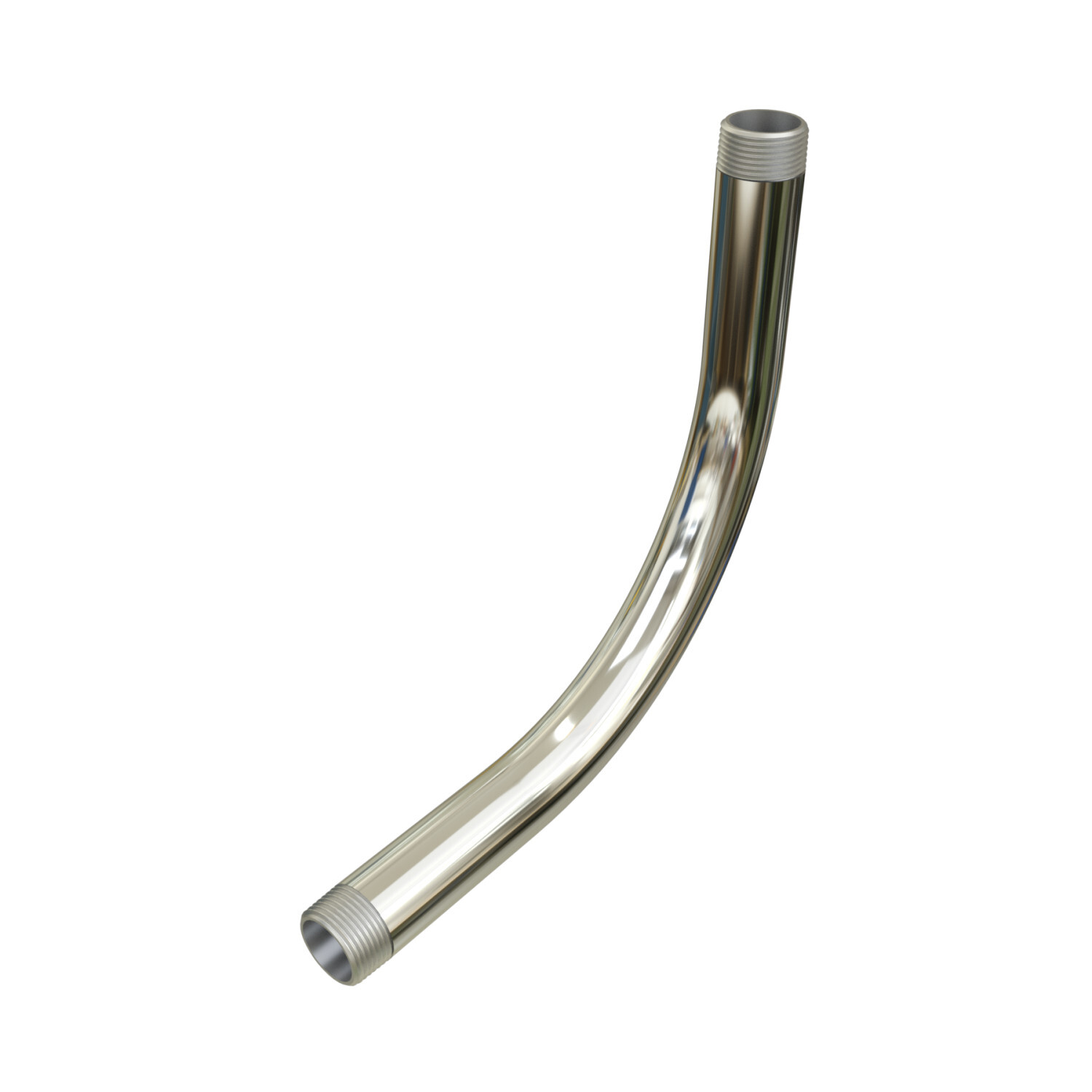 S60790EL00 Conduit Elbow, 3/4 in Trade, 90 deg, 316 Stainless Steel, Polished Silver