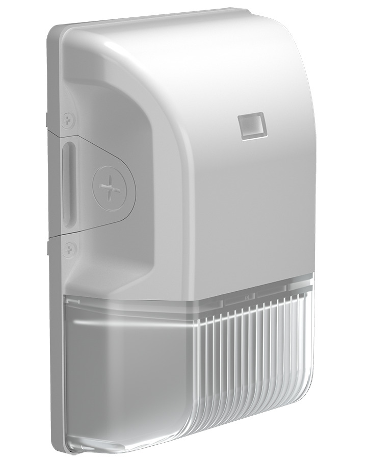BRISK17FA20W BRISK Wallpack, LED Lamp, 20 W Fixture, 120, 208, 240, 277 V, White Housing