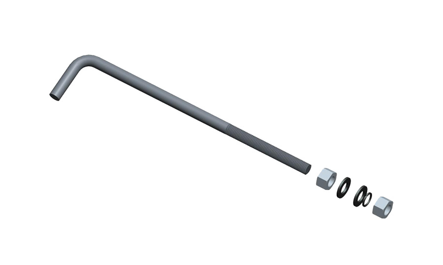 BOLT4/11 BOL Pole Bolt Anchor Kit, Bronze