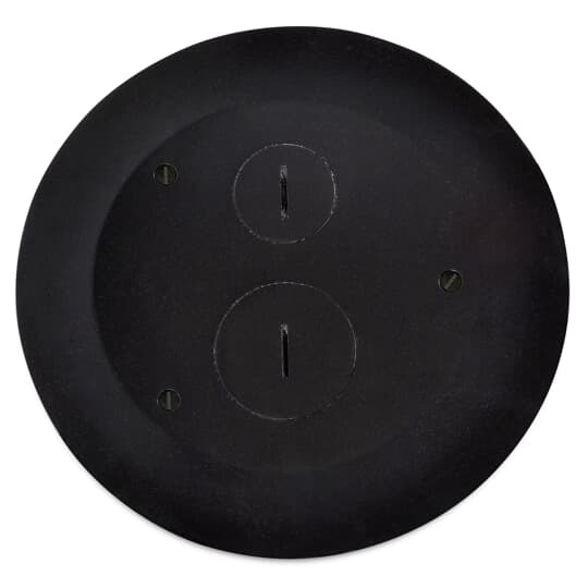 68-HP-FFC-BLK Steel City Dual Voltage Cover, 6 in D, Aluminum