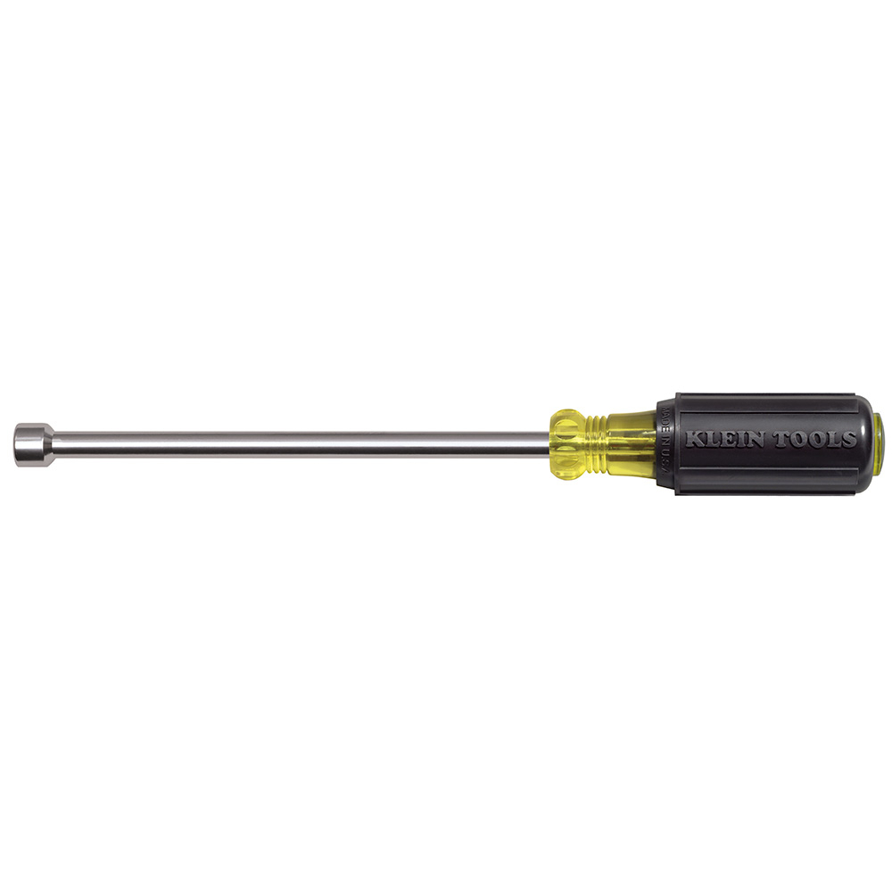 646-11/32M Cushion-Grip Magnetic Nutdriver, 11/32 in, Hollow Shank, Cushion Grip Handle, Polished Chrome