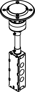 RC7STC Multi-Service Insert Assembly With Disposable Plate, 16-1/2 in D, Steel