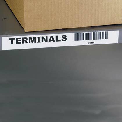 T075X000VPC-BK P1 Continuous Cassette Tape, 25 ft L x 3/4 in W, Black/White, Vinyl, Acrylic Pressure Sensitive Adhesive
