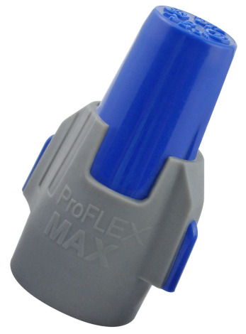30-348 Twist-On Connector, Expanding Square Wire Spring, 14 to 6 AWG Stranded Wire, Polypropylene