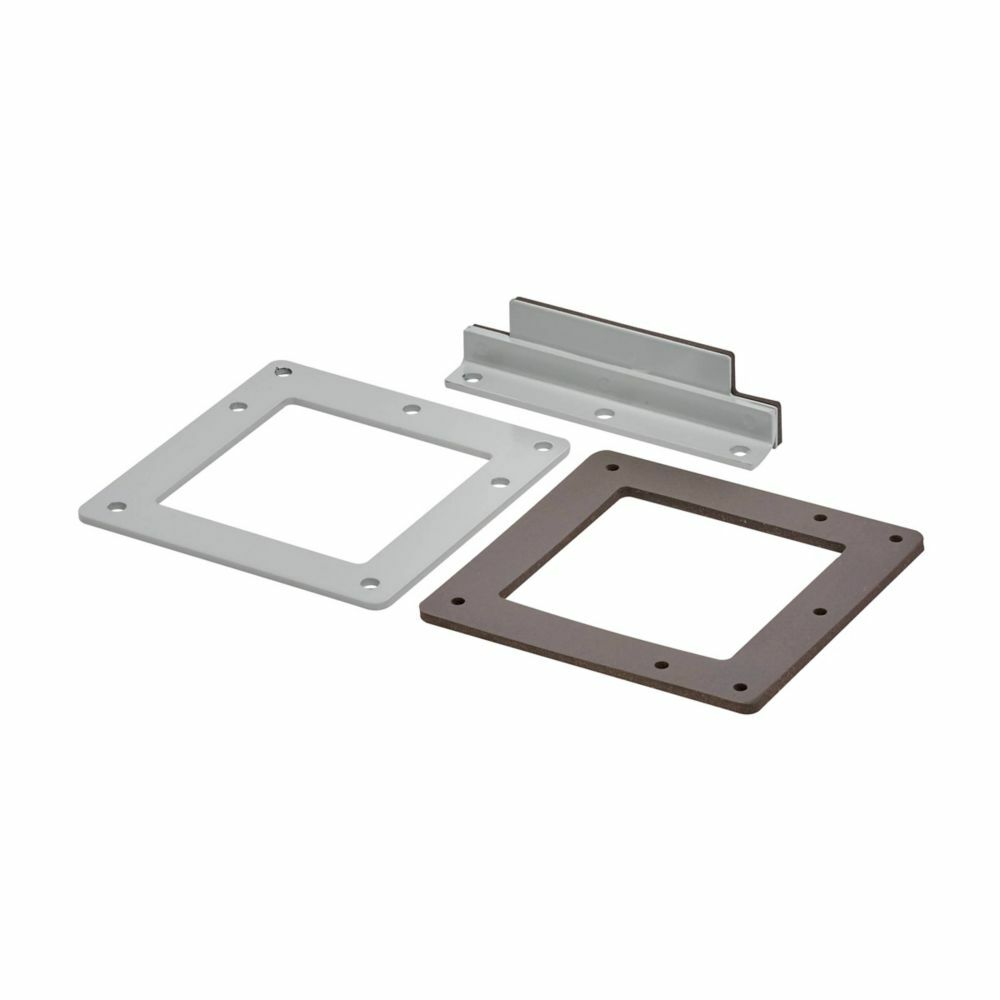 88-12LBC Wireway Miscellaneous Fitting, 8 in W x 8 in H, For Use With NEMA 12/IP54 Hinged Latched Cover Wireway System, Steel, Painted/Phosphate Undercoated/Polyester Powder Coated