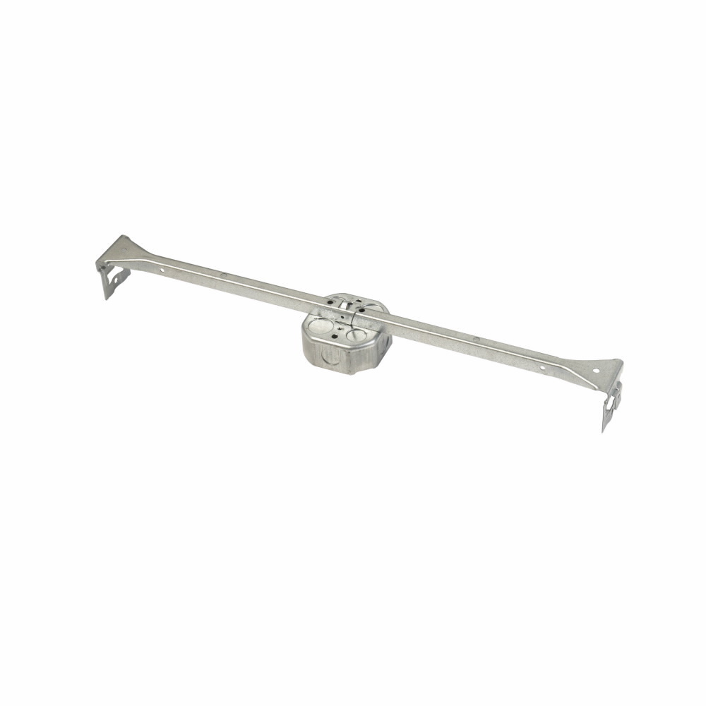 BA50-OB-24 Electrical Box T-Bar Fastener, For Use With General Ceiling Outlet, 50 lb Load, Cold Rolled High Carbon Steel, Pre-Galvanized