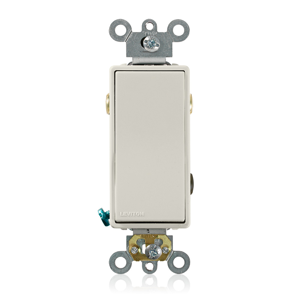 5623-2T Self-Grounding AC Quiet Switch, 120/277 V AC, 20 A, 1 hp, 2 hp Power Rating