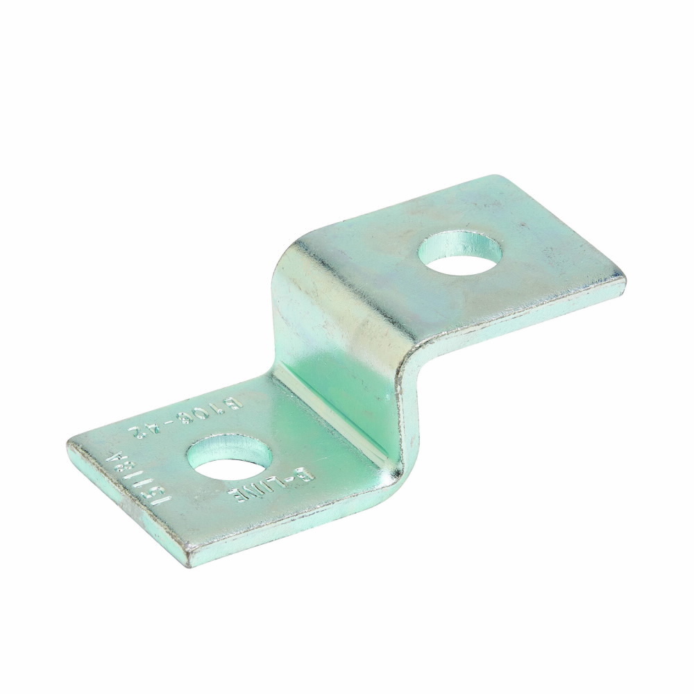 B106-42ZN Z-Support, 2 Holes, 3-1/2 in L, For Use With B32 Series Channel, Steel