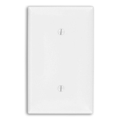 80719-I Standard Size Blank Wall Plate, 1 Gangs, 2-3/4 in W x 4-1/2 in H, Thermoplastic Nylon, Ivory