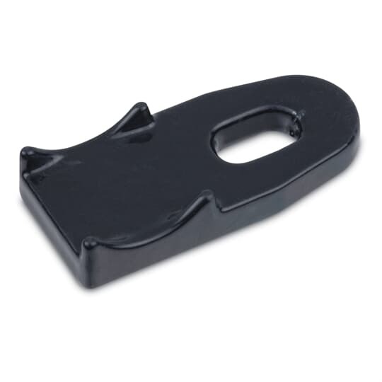 CB11/2-G Ocal Clamp Back Spacer, 1-1/2 in, For Use With 1-Hole Pipe Strap, Iron, PVC Coated