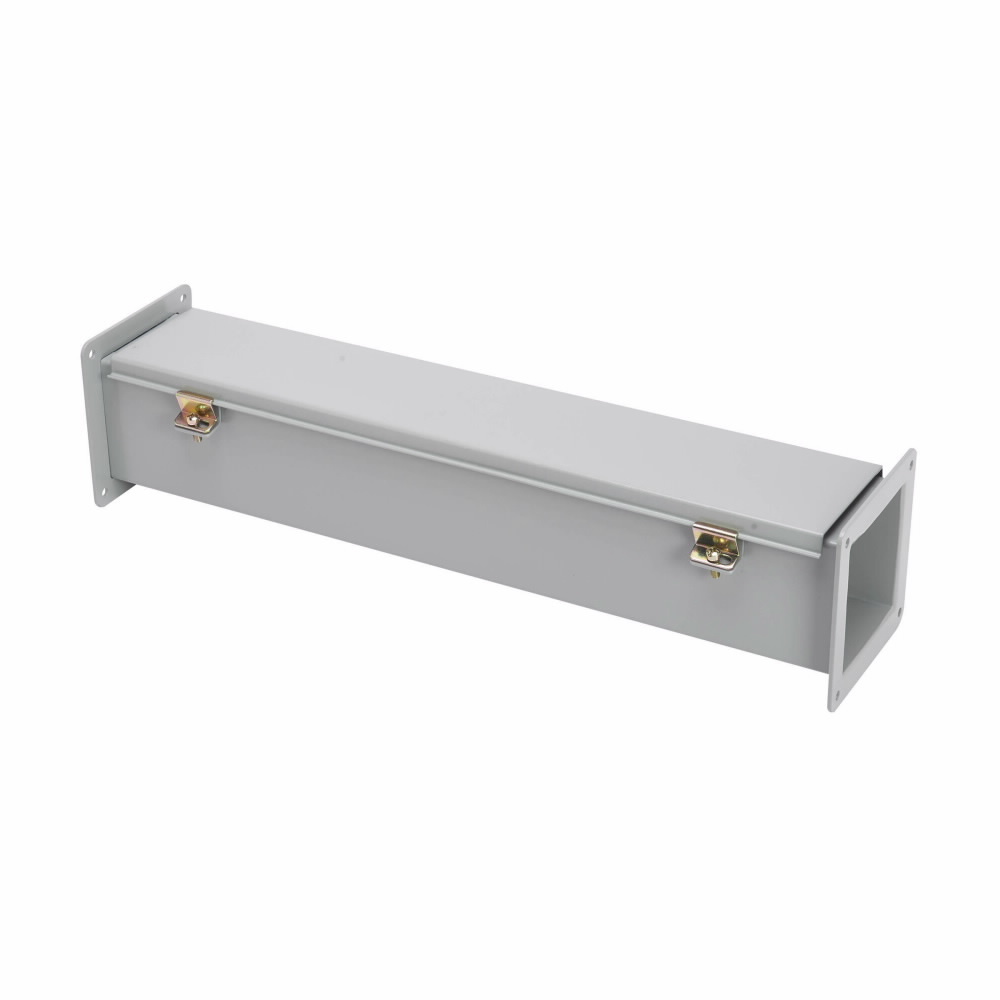 8848-12FW Seamless Poured In-Place Wireway, 48 in L x 8 in W x 8 in H, Hinged/Screw Clamp Cover, Steel