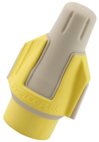 30-345 Flame-Retardant Twist-On Connector, Expanding Square Wire Spring, 22 to 8 AWG Solid/Stranded Wire, Thermoplastic Polypropylene/Thermoplastic Elastomer