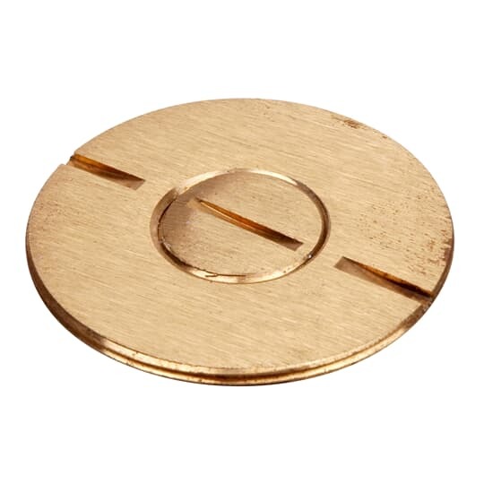 691-SC Steel City Flush Service Floor Plate Plug Insert, For Use With Floor Plate Cover, Brass