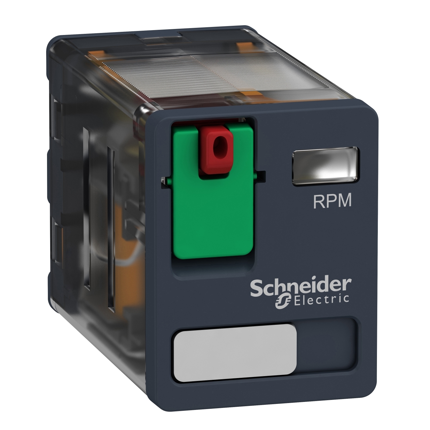 RPM21F7 Zelio Miniature Power Relay, 15 A, 8 Pin, 2NO-2NC 2 Form C Contact, 120 V AC V Coil