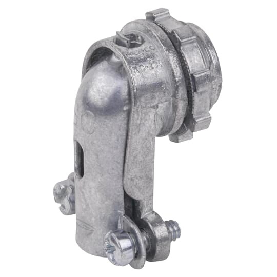 XC-293 Steel City Clamp Type Non-Insulated Conduit Connector, 1 in Trade, 1.27 to 1.5 in Cable Openings, Die Cast Zinc