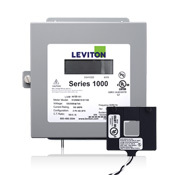 1K120-1W VerifEye 1000 1-Phase 2-Wire Surface Mount Split Meter Kit, 120 V AC, 100 A, LCD Display, Isolated Pulse Output Communication