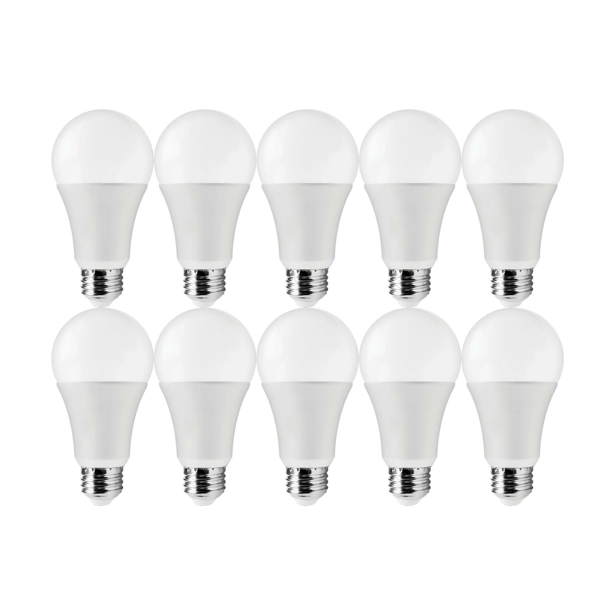 S11419 Light Bulb, 14 W, 100 W Incandescent Equivalent, E26 Lamp Base, A19 Shape, 1600 Lumens