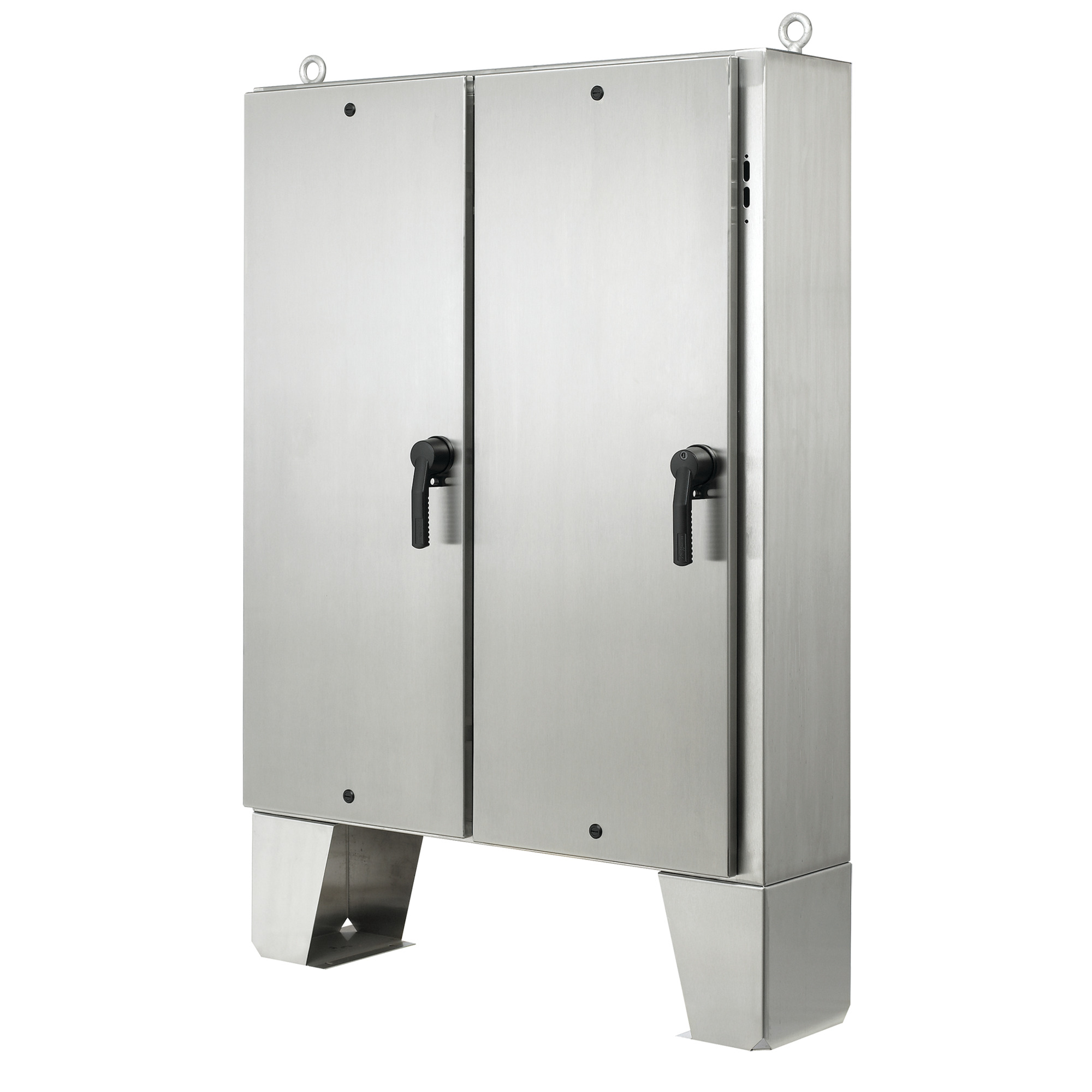 A60HX6112SSLPQT A4S2 2-Door Disconnect Enclosure, 60.06 in L x 61.31 in W x 12.06 in D, NEMA 4X/IP66 NEMA Rating, 304 Stainless Steel