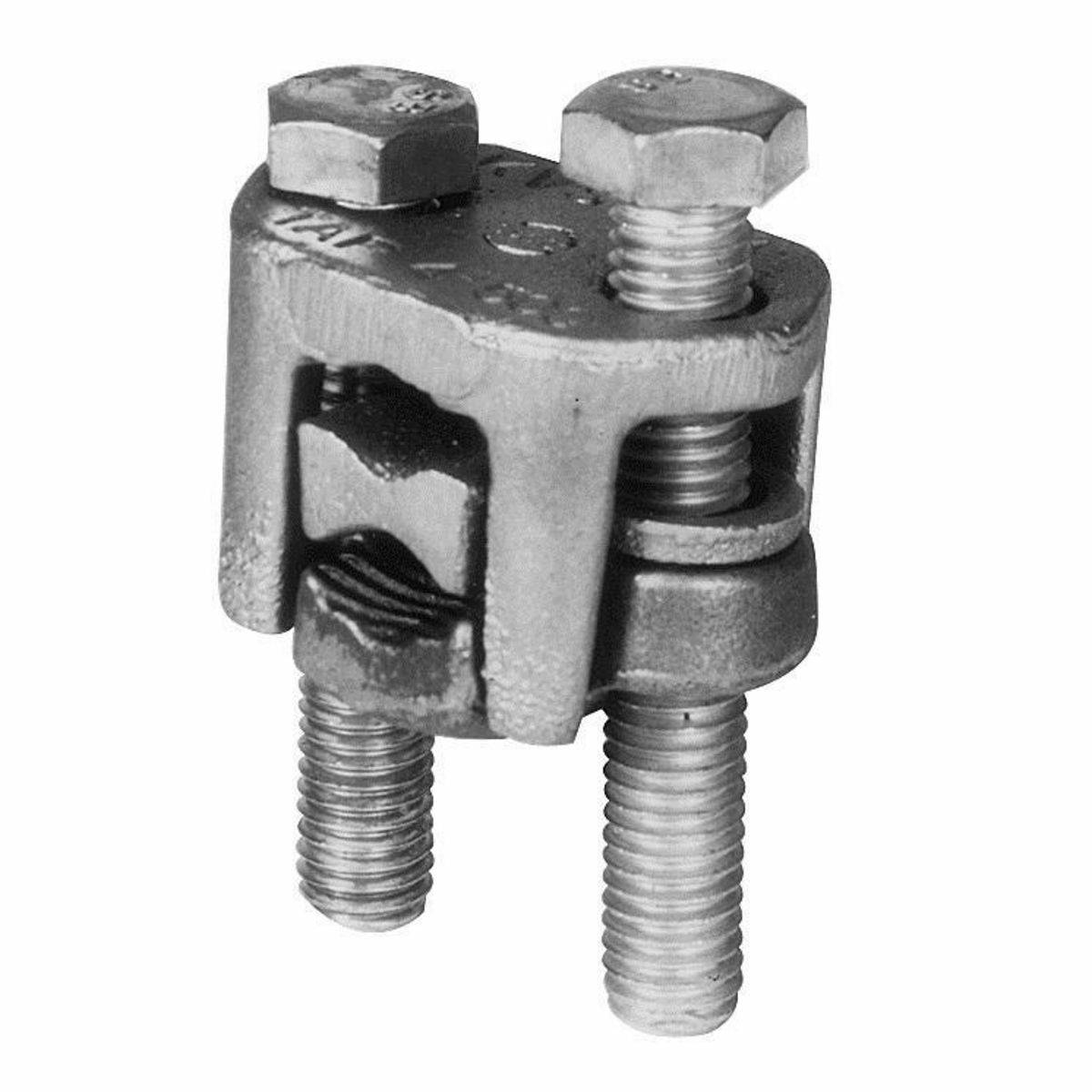 KVSW31 Mechanical Connector, 4 AWG to 350 kcmil, 250 to 350 kcmil Copperweld/Commercial Stranded Copper Conductor, Copper