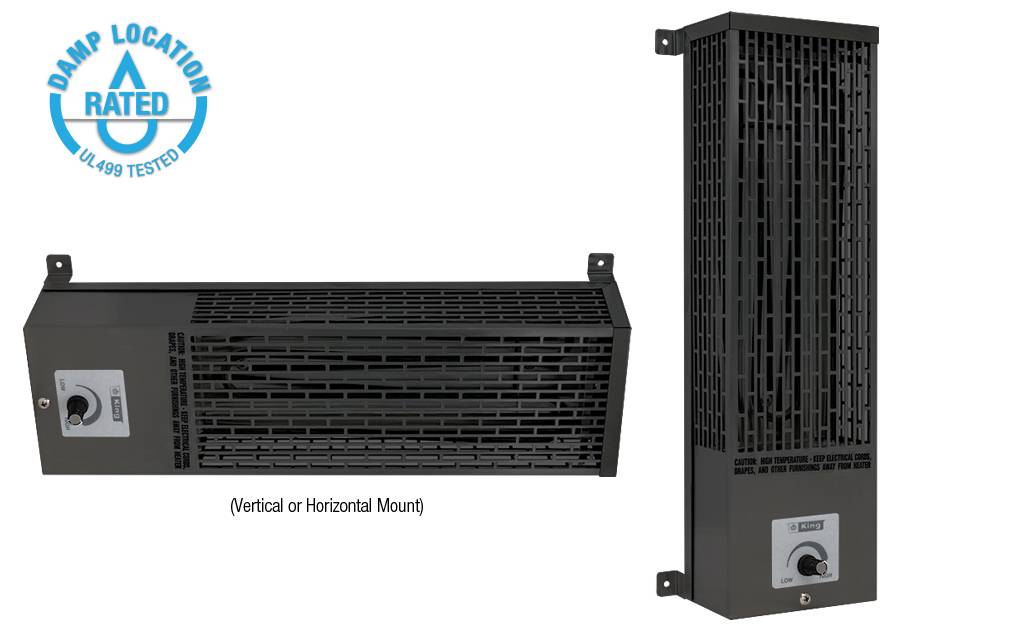 U24100 U Series Utility Pumphouse Heater, 120/240 V AC, 0.25/1 kW