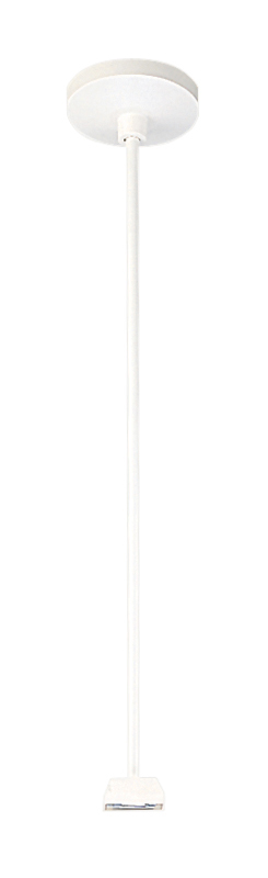 T91 18IN BL Rigid Ceiling Pendant Stem Kit, For Use With Trac-Master One/Two Circuit System, Polycarbonate, Black