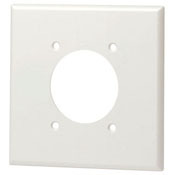 80726-I Standard Size Traditional Wall Plate, 2 Gangs, 4.562 in W x 4.5 in H, Thermoplastic, Ivory