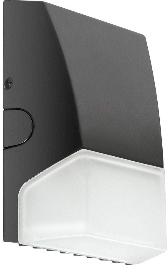 BRISKS17L BRISK Economical Outdoor Wallpack,) LED Lamp, 13.5 W Fixture, 120/208/240/277 V AC, Bronze/Polyester Powder Coated Housing