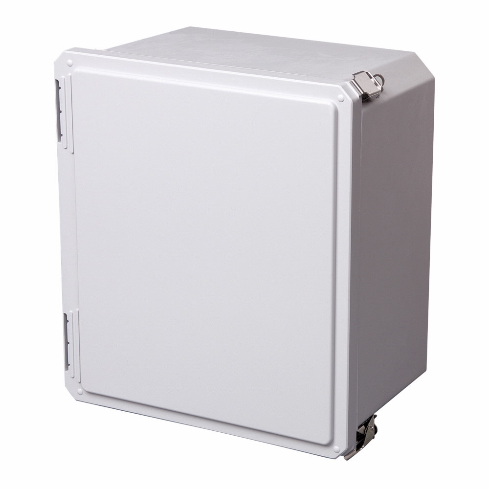 1086-SDFQR Premier JIC Panel Enclosure, 8 in W x 6 in D x 10 in H, NEMA 4X NEMA Rating, Fiberglass Reinforced Polyester