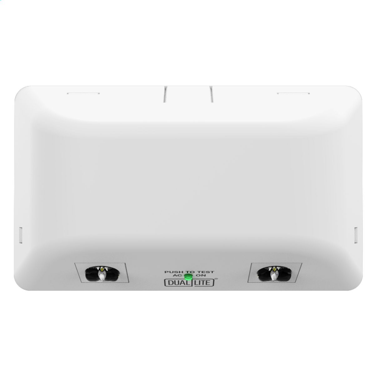 EV4D Architectural Emergency Lighting Fixture, 2/2.51/2.75 W LED Lamp, 120/277 V AC, 2 Heads, Thermoplastic