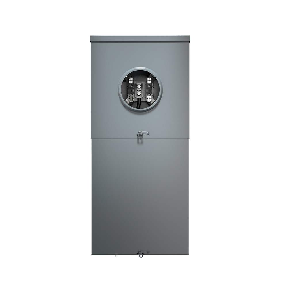 LP820-RMC Meter-Load Center Combo With Main Breaker, 120/240 VAC, 200 A, 1 Phase, NEMA 3R Enclosure