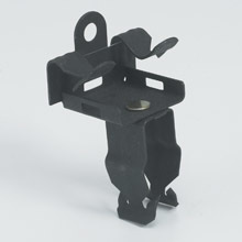 BP-12-U-9-12 Push Style Conduit to Beam Fastener, 3/4 in, 1/2 in Conduit, 9/16 to 3/4 in THK Flange, 25 lb Load, High Carbon Steel, Zinc Phosphate