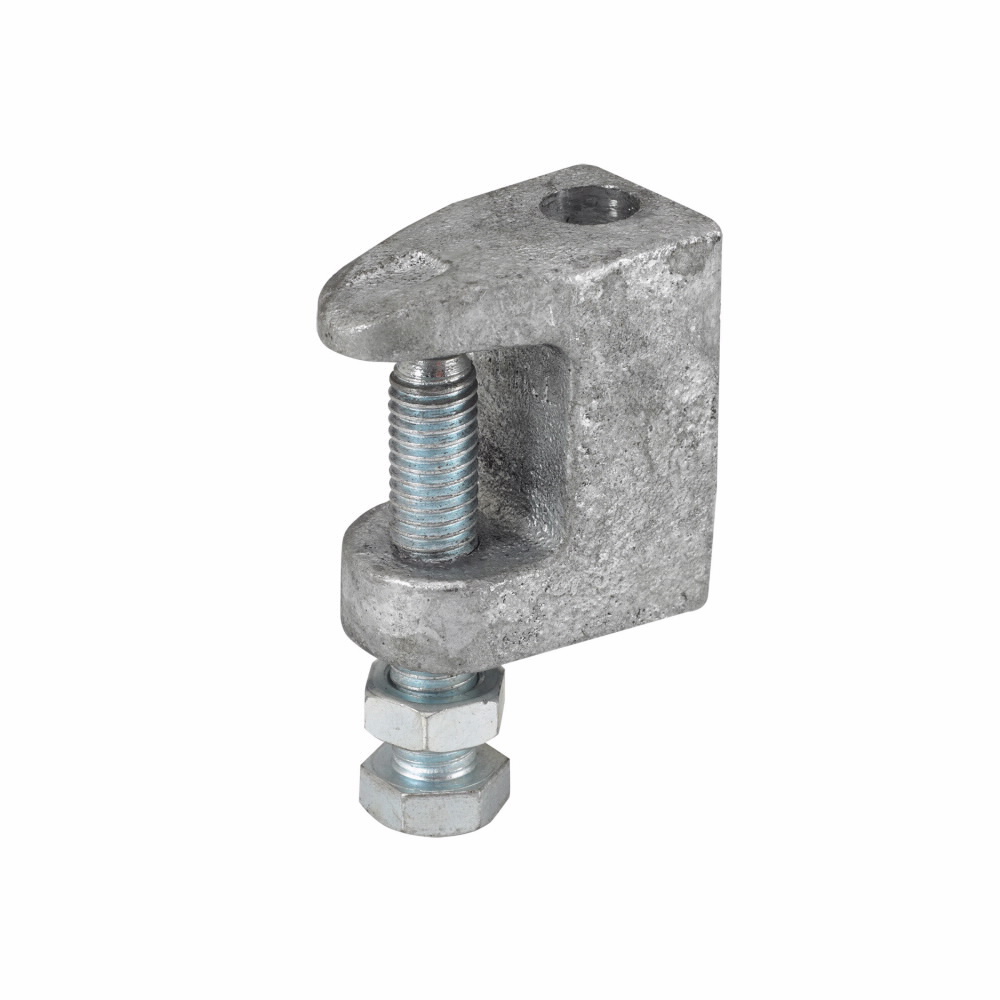 B3033-5/8HDG Wide Jaw Reversible C-Clamp, 5/8-11 Rod, 1-5/16 in THK, 750/1130 lb Load, Cast Malleable Steel, Hot Dipped Galvanized
