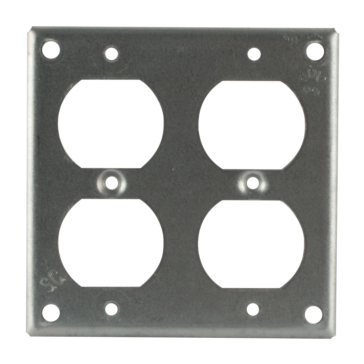 452-NEC Steel City Outlet Box Cover, 4 in L x 4 in W, Steel