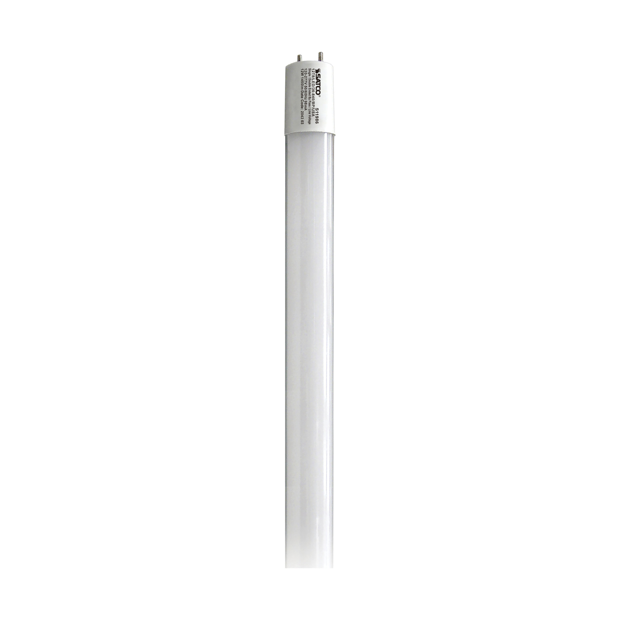 S11986 Tubular Light, 12 W, G13 Lamp Base, T8 Shape, 1450 Lumens