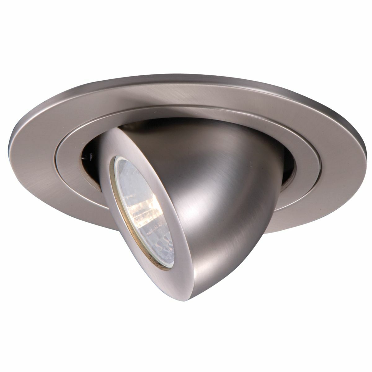1496SN Halo Round Retractable Elbow, For Use With H1499 Family 12 V DC 4 in Low Voltage Recessed Housing, 60 deg Tilt, 360 deg Rotation, Ceiling Mount, 4 in Dia, Cast Aluminum