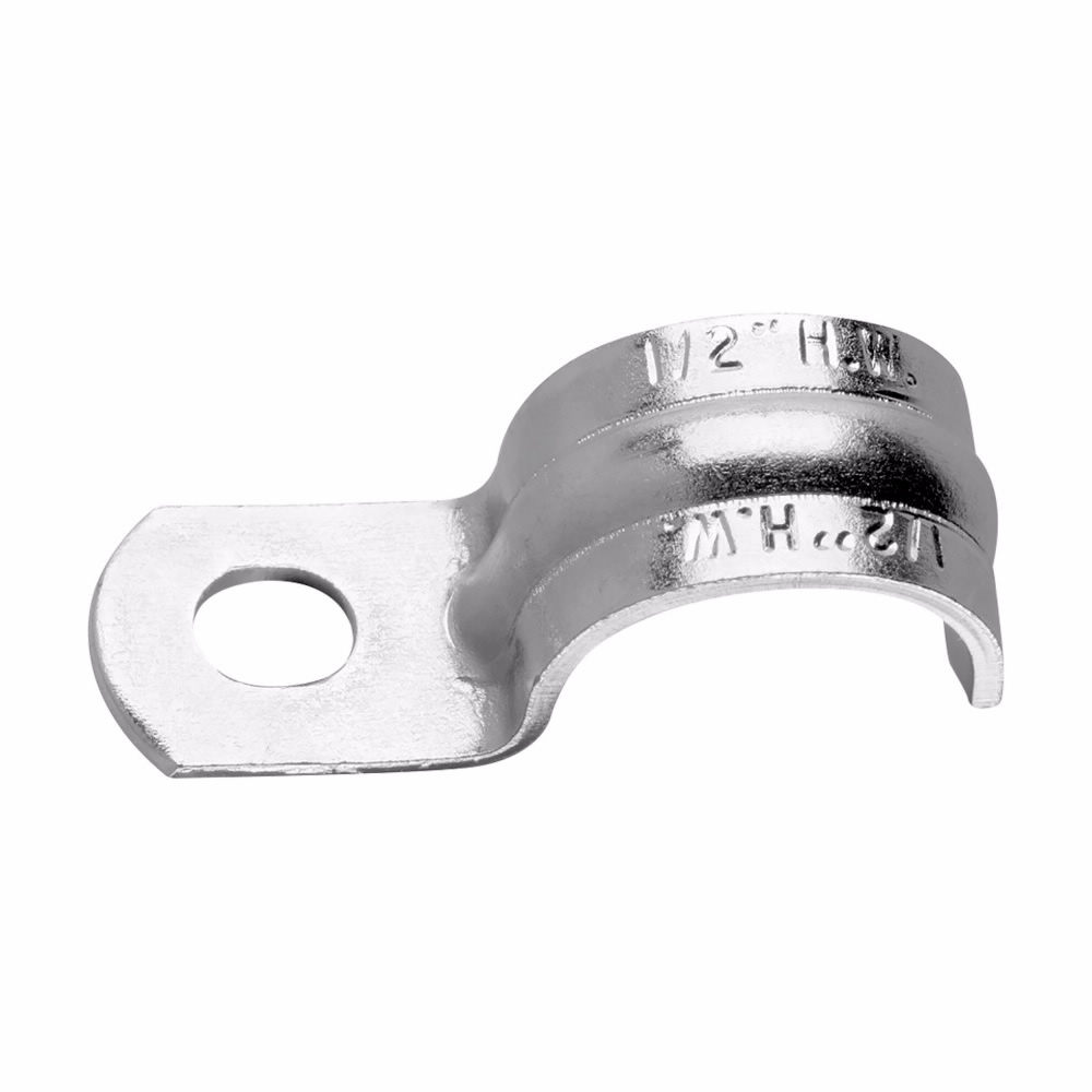 412 1-Hole Heavy Gauge Conduit Clamp, 1 in Conduit, Steel
