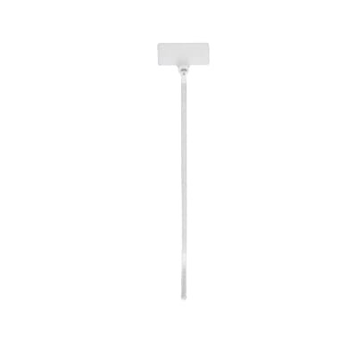 TY553M Ty-Rap Cable Tie With Identification Tag, 3.6 in L x 0.09 in W x 0.04 in THK, Natural, Nylon/Polyamide 6.6