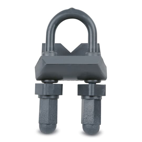 RA3/4-G Ocal Right Angle Beam Clamp, 3/4 in Conduit, Malleable Iron, PVC Coated