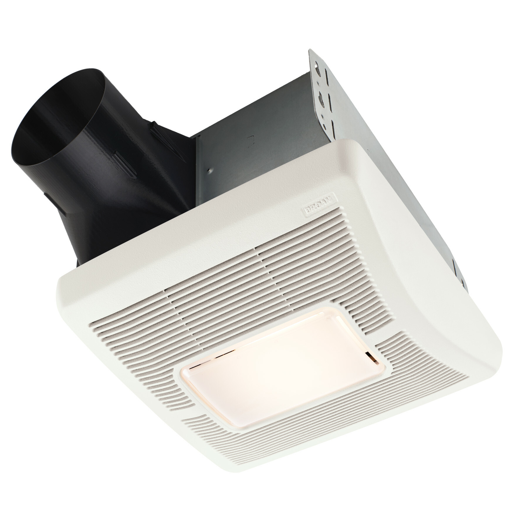 A80L InVent Single Speed Fan/Light, 80 cfm, 4 in Dia Duct, 42.3 W, 120 V AC, 1.2 A, 1 Sones