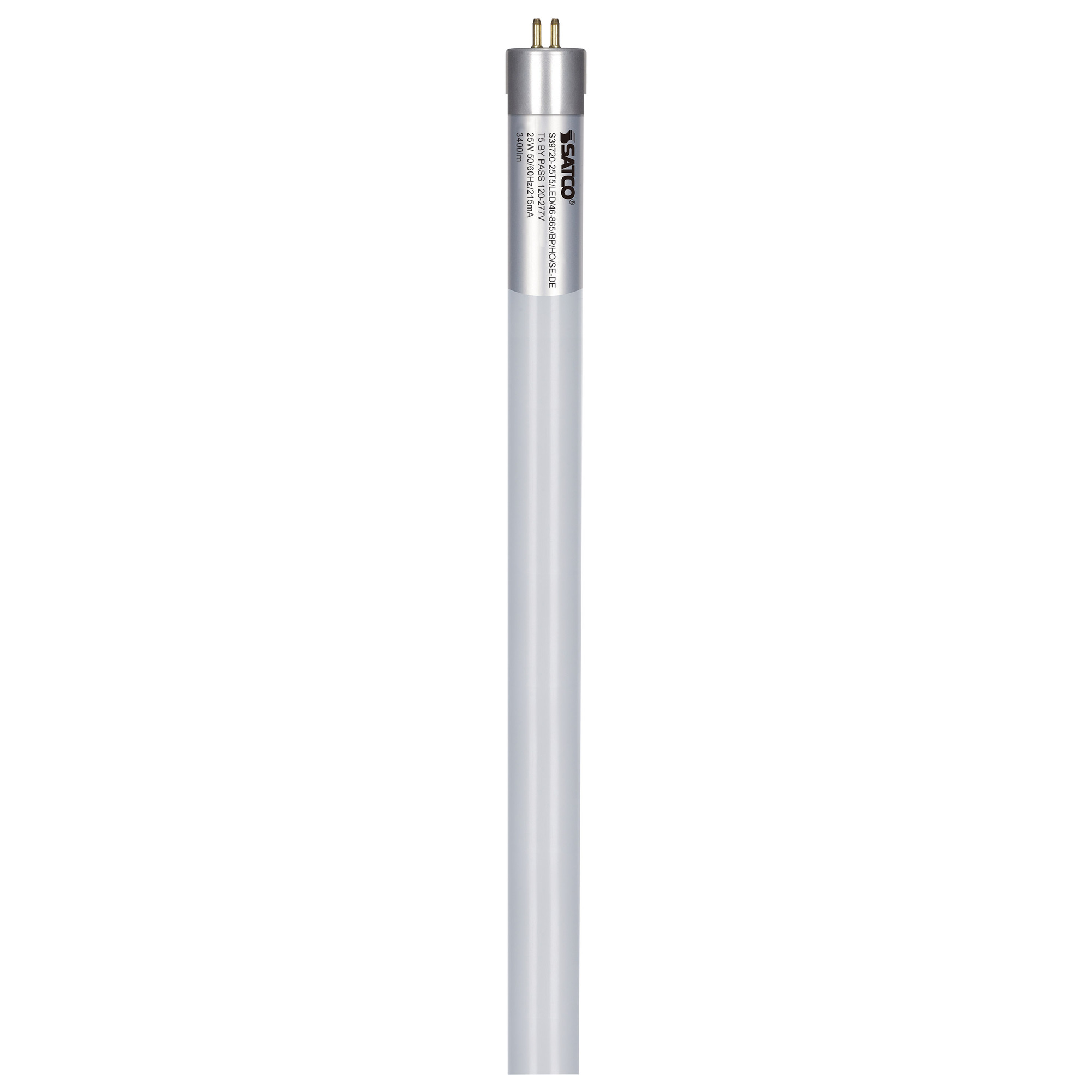 S39720 Tubular Bulb, 25 W, 54 W Incandescent Equivalent, T5 Shape, 3400 Lumens