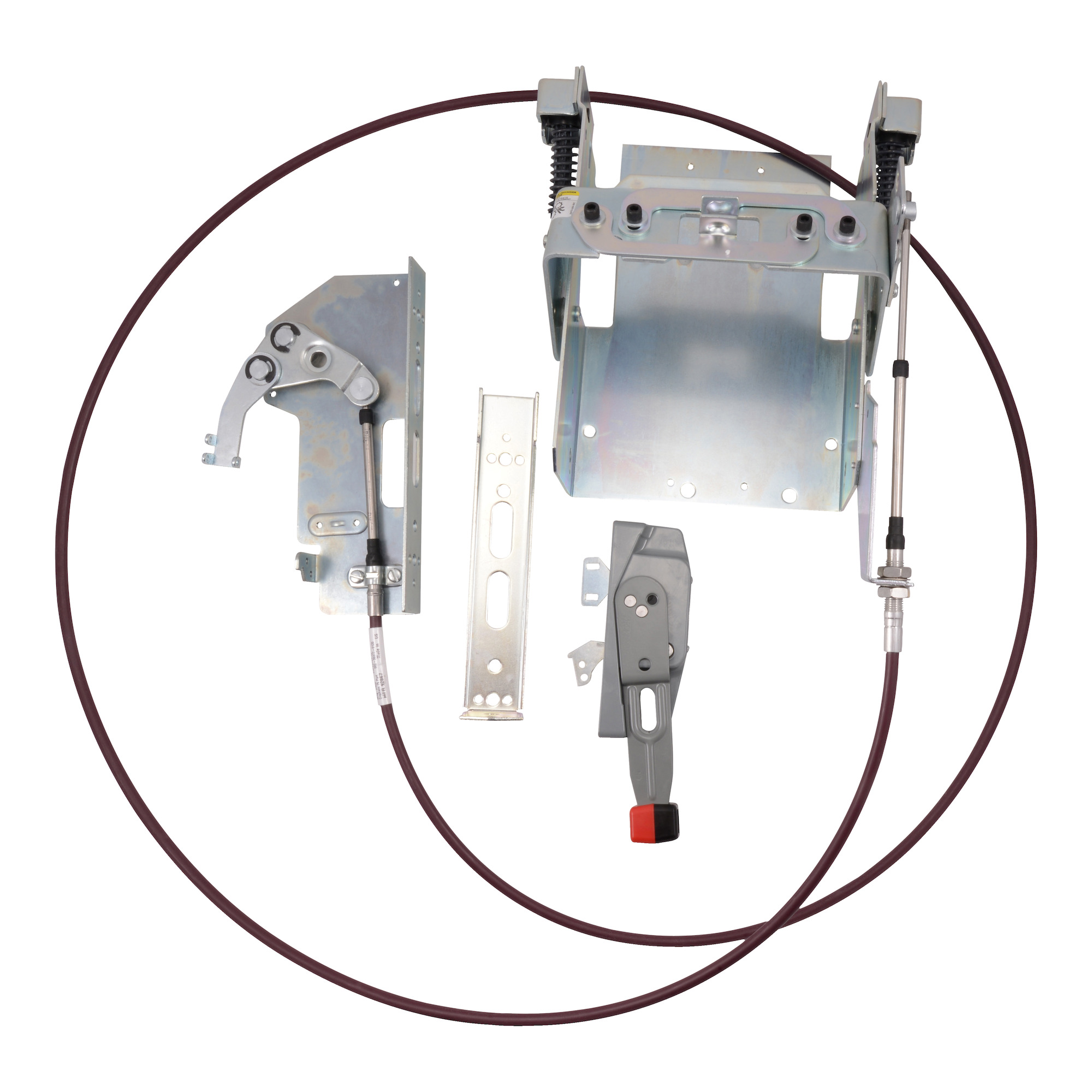 9422CGJ30 Flexible Single Cable Operating Mechanism, For Use With Class 9422 Handle Operator and Type GJL 75/100 A 3-Pole Circuit Breaker, 5-7/8 to 24 in Handle to Device Connection