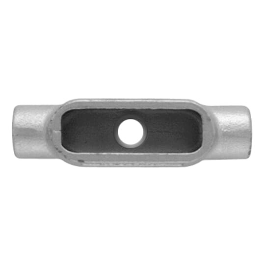 TB27 T&B BlueKote Type TB Conduit Body, 3/4 in Hub, Form 7 Form, 9.1 cu-in Capacity, Iron, Epoxy Powder Coated/Zinc Plated
